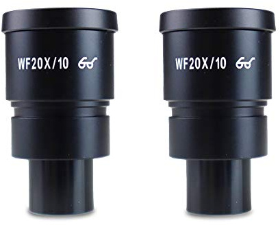 Parco Scientific PA-ES320 WF20X/10 Pair of Wide-Field Eyepieces (30mm) for Stereo Microscopes (Suitable for XMZ Series)