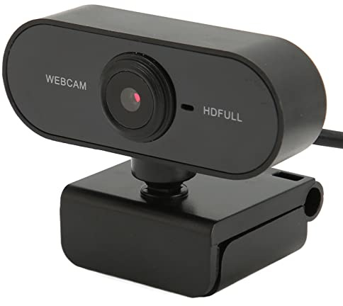 Webbkamera med Mikrofon för PC, Full Ultra HD 1080P USB-datorkamera, Plug and Play-videokamera Webbkamera för Videosamtal, Konferenser, Streaming, Inspelning