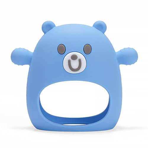 MCGMITT Baby Teething Toys - Silicone Teether Gloves & Mitten Teethers, BPA Free, 0-36 Months (Pink)