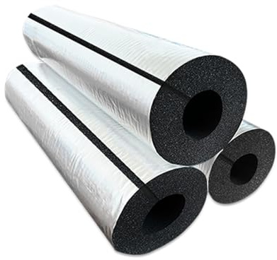 Aislamiento de Tuberías Resistente Al Agua para Exteriores Autoadhesivo Tubo De Espuma Aislante Longitud 90/95cm para Agua Tubo De Térmico Aire Acondicionado Cubierta Protectora Tuberia Cobre(27mm x 1