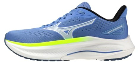 Mizuno Wave Inspire 22 Women's Running Shoes, Ultramarine/White/Lightning Ye (UK Footwear Size System, Adult, Women, Numeric, Medium, 7)