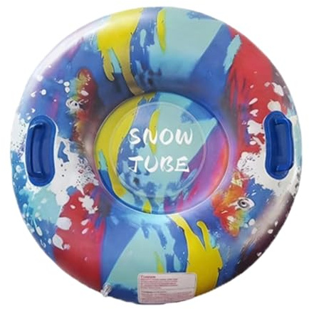 Tube d'hiver - Tapis Gonflable Anti-Pointe avec poignées - Design épais et résistant à l'usure pour Le Sommeil et Les - Jouet d'activité en Plein air Familial - Anniversaire - pour