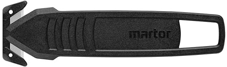 MARTOR 100 x Coltello di sicurezza, lama nascosta, SECUMAX 145, coltello Cutter professionale, leggero, in plastica, per mancini e destrorsi