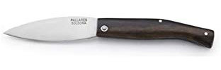 Autentisk Pallarès kniv Busa nr 0 8 cm ebenholts rostfritt stål för jakt, fiske, överlevnad och bushcraft. Tillverkad i Pallarès + presentflaskhållare