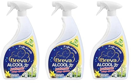 Alcool denaturato profumato spray 70° Vaniglia 600 ML (3)