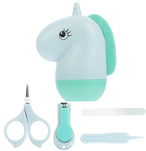 Toddmomy 4piezas Cortaúñas Con Tijeras Cortaúñas y Pinzas Para Cuidado De Uñas Para Recién Nacidos y Bebés