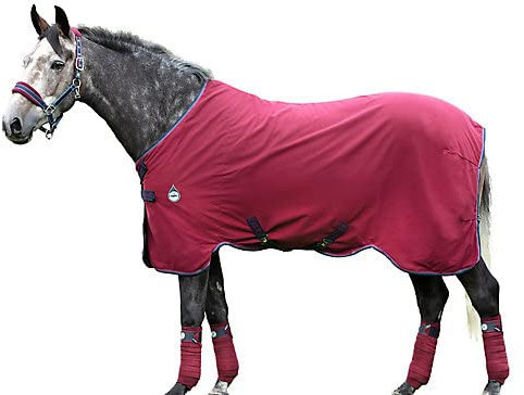 Horseware Stalldecke Rambo Helix Stable Sheet Disc Burgundy 145cm