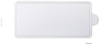 Mini Cardboard Base Golden Cake Boards Mousse Cake Boards 100Pcs Dessert Display Tray Cake Plates for Decorating-Silver-Rectangle-M