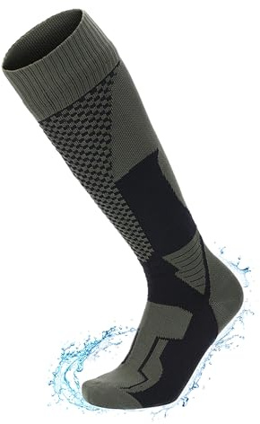RANDY SUN Unisex Calze Impermeabili Uomo Donna, Calze Invernali Ciclismo, Calzini Traspiranti per Campeggio Pesca Trekking Golf Running, 1 Paio