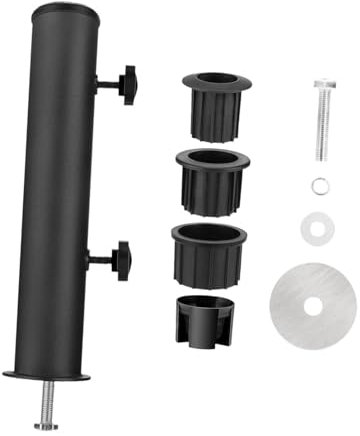 Fenteer Support de Toit pour Parapluie de Jardin Noir