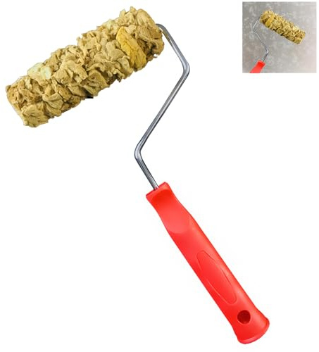 Bancoo Natural Sea Sponge Roller for Wall Texture Painting - Reusable Texturing Tool Creates Intricate Patterns, Decorative Wall Art Roller for PRO & DIY Home Renovation Projects (RSL868)