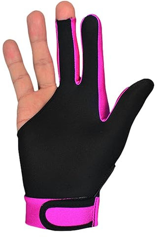 Tsuchiya Tennishandschuhe - 3-Finger-Sporthandschuhe - Atmungsaktive Stretch-Spandex-Poolhandschuhe, professionelle, Bequeme Handschuhe, verstellbare beidhändige Handschuhe für die Linke und rechte