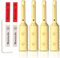 Monosaudio 4 Stück Bananenstecker 4mm High End Vergoldetes reines Kupfer Bananenstecker Schraubbarer HiFi Lautsprecherkabel Stecker für Wandplatte Heimkino Stecker