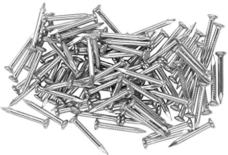 OMOTOOL Hardware Betonnägel-Sortimentskit (100 Stück), Kohlenstoffstahlnägel zum Aufhängen von Bildern und Holzbearbeitung (2CM)