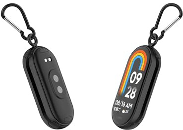 CZhkg Karbinhake för Xiaomi Mi Band 9-armband, 2 armbandskontakter, rostfritt stål, metallanslutning, fästkontakt för Xiaomi Mi Band 9 Watch