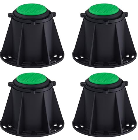 4 pieds de receveur hauteur réglable 77/124 mm NOYON & THIEBAULT