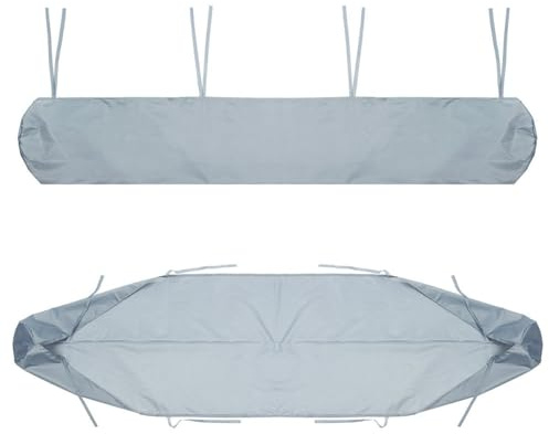 Housse de Protection pour Store de terrasse, Store à enroulement rétractable, Toile 210D Oxford poussiéreuse étanche à l'eau (Gray,3.5m)