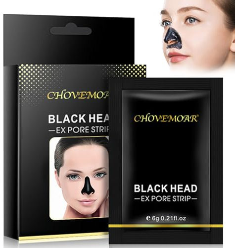 10 unità Maschera nasale nera, Peel-Off Maschera, Maschera nasale per la rimozione dei punti neri, Adatti a Tutti i Tipi di Pelle, Una Pulizia Profonda Per uomini e donne