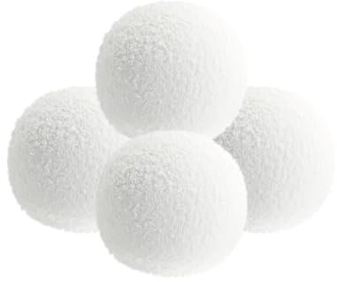 DIELOVEHUA 4 Stück Ölabsorbierender Schwamm Abschäumballe, Schaumabsorbierende Bälle für Whirlpool, Ölabsorbierender Schwammball, Hot Tub Scum Absorber für Whirlpools, Spa, Schwimmbad