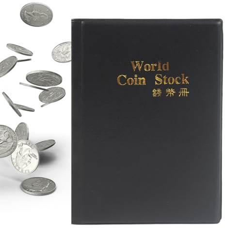 Álbum numismático Estuche Con 120 Bolsillos Para Monedas