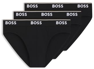 BOSS Mens pack of logo waistband briefs