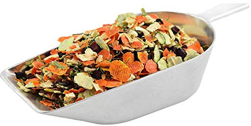 NordicVital Gemüse-Mix 2,5 kg Beutel – Barf Gemüse Für Hunde Als Perfekter Zusatz – Premiumqualität Als Ergänzung – Gemüse-Flocken Auch Als Nagerfutter – 100% Natürlich