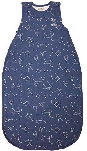 Woolino 4 Season Sleep Sack - Ultimate Merino Wool Schlafsack - Zwei-Wege-Reißverschluss einstellbar Universal Größe Schlafsack für Baby (2-24 Monate), Nachthimmel