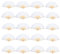 JZK 20 x White Chinese paper handheld folding fan for summer party wedding favours travel fan hot flushes relief tool women birthday gift
