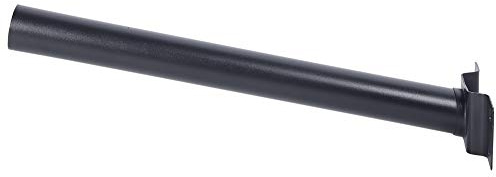 Ausla Soporte Negro para Farola de Exterior, Soporte para Poste de Luz de Hierro, Soporte para Lámpara de Pared, Soporte para Lámpara de Pared para Lámparas Solares