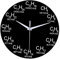Sharplace Moderne Chemie-Uhr - Einzigartiges Design für Zuhause oder Büro, Carbon
