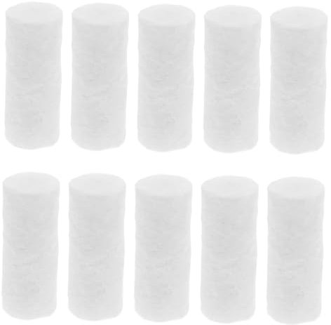 PHENOFICE 10pcs Outdoor Fire Kit Carbon Felt Wick Pulp Cotton for Camping Survival Emergency Fire Starting Firelighters Smokeless