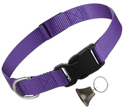 Collier avec Clochette - Harnais Réglable en Nylon avec Clochette - Cloche Sonore Antiperte pour Pâturage – Accessoires d'Élevage pour Moutons, Vaches et Chèvres Domestiques