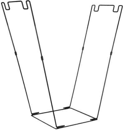 WNDUOKXH Robusto supporto per sacchi della spazzatura da esterno, leggero, facile da installare, per tutte le attività all'aperto, in metallo, per campeggio, foglie, giardinaggio