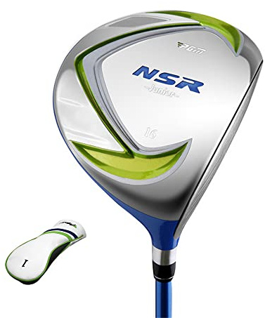 Kids Right Handed #1 or #5 Golf Club Wood Graphite Shaft Golf Driver Golf Hybrid Iron Fairway Wood Club Children for Sports Outdoor (3-5Y,Green(#1))
