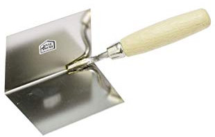 Inneneckenkelle 110 x 75 x 75 mm 90° Eckenkelle Inneneckkelle Kelle