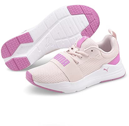PUMA Wired Run Jr Chaussures de Running Unisexes pour Enfant, Rose, 37 EU