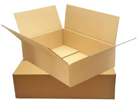 MyPack 50 Faltkartons 350x250x100 mm braun 1 wellig für DHL Päckchen S rechteckiger Versandkarton für kleine Waren kleine Kartons