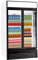 GGM Gastro | GKS908NK | Getränkekühlschrank - 880 Liter - mit 2 Glastüren & Werbedisplay