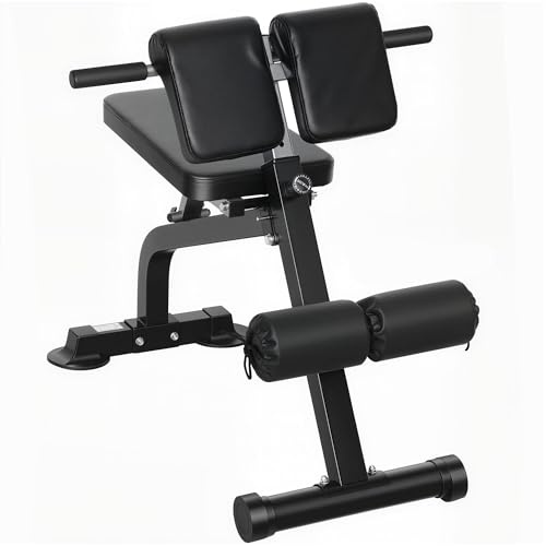 SPORTNOW Banc de Musculation Réglables en Hauteur et Inclinaison Noir