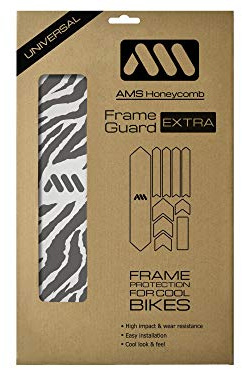 All Mountain Style Unisex's High Impact Frame Guard XL, Clear/Zebra, Extra
