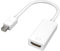 CGZZ Mini DisplayPort to HDMI, Gold Plated Mini DisplayPort (Thunderbolt Port Compatible) to HDMI Male to Female Cable, HDTV Adapter Converter
