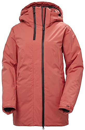 Helly-Hansen Womens W Nora Long Insulated Jacket, Rojo, XS