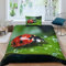 SHEYLE Lady Bug Bettwäsche Verschiedene Größen Ladybird Bettdeckenbezug Schlafhilfe Bettbezug Komfortabel Steppdeckenbezug Set Reißverschluss Bed Linen Sets Single（135x200cm）