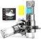 AGPTEK Bombillas H7 LED Canbus Faro con 18 Chips CSP, 100W 24000LM 6000K 12V H7 Luces Blanca Fría para Luz Alta/Baja, Plug & Play Sin Polaridad, IP68, Mini LED H7 Faros Coche Halógeno Reemplazo, 2 PCS