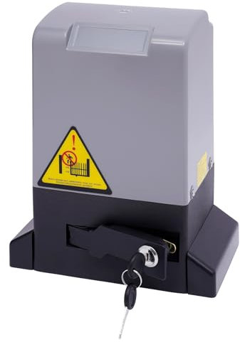 MEELRYD Elektrischer Schiebetorantrieb, 750W 2000KG Torantrieb Schiebetor Tor Motor Garagentoröffner mit 2 Fernbedienungen für Hotelbis, Fabrik