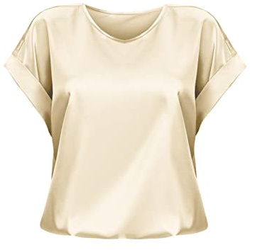 Cocila Maglia Scollo A V in Saldo Magliette Lunghe Donna per Leggings Maglie Eleganti Camicia Fucsia Elegante Glitter Cerimonia Color Magliett Offerta