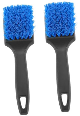 Vaguelly 2stücke Autoreifenpinsel Zum Reinigen Von Felgen Und Reifen Autowaschpinsel Mit Aufhängeloch Ergonomischer Griff Für Praktische Anwendung Langlebiges Material Für Auto Und Reifende