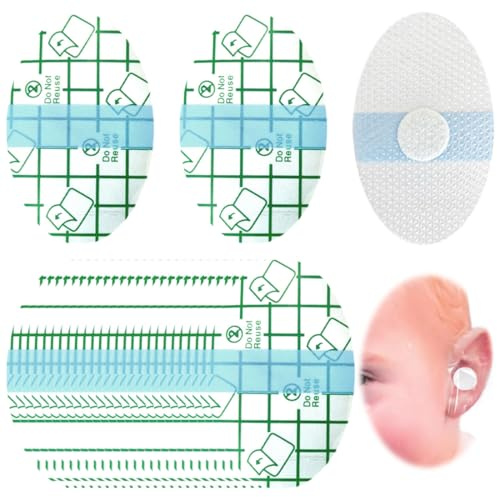 60 Stück Wasserdicht Ohr Patches Ohrenschutz, Aolso Wasserschutz-Ohrstöpsel, Ohrenschutz Wasser Kinder, Ultradünne Transparente Wasserdichte Ohrsticker, Geeignet zum Duschen, Schwimmen, Surfen
