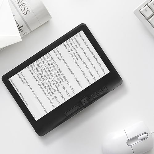 Yctze Lettore di Ebook da 7 Pollici, Lettori di Ebook Impermeabili, Dispositivo di Lettura Core ARM9 Ad Alta velocità con Batteria da 2100 MAh, Ideale per EPUB, PDF, TXT, FB2 e PDB, con Custodia in