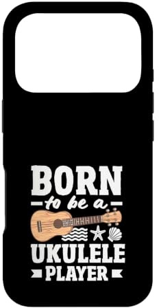 Born to Be A Ukulele Player Instrument à Cordes Vintage Coque pour iPhone 17 Pro